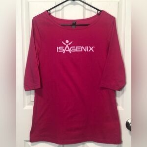 District Women's Pink Long Sleeve Tee